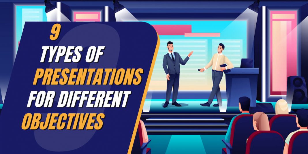 9 Types of Presentations for Different Objectives 9 Types of Presentations for Different Objectives