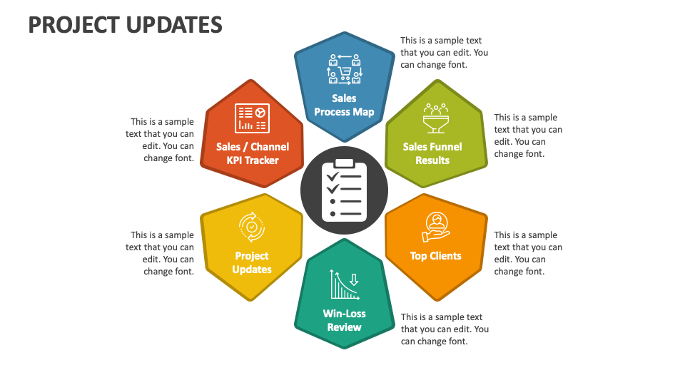 Project Updates PowerPoint Presentation Slides - PPT Template