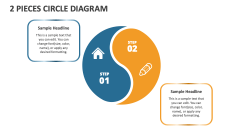 2 Pieces Circle Diagram - Slide