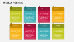 Weekly Agenda - Slide 1