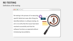 Definition of Re-Testing - Slide 1