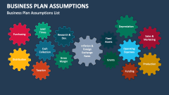 Business Plan Assumptions List - Slide 1