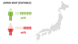 Japan Map (Editable) - Slide 6