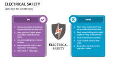 Electrical Safety Checklist for Employees - Slide 1