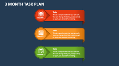 3 Month Task Plan - Slide 1