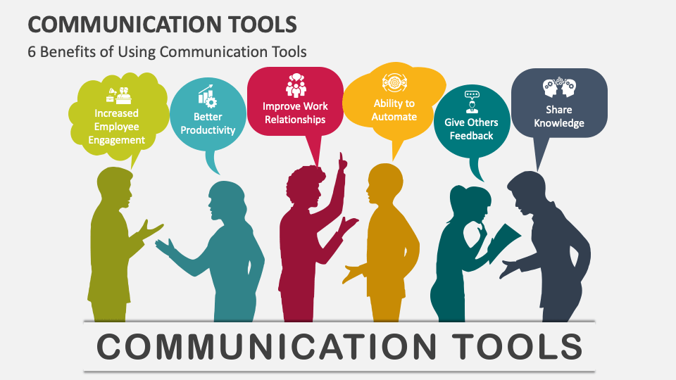 Communication Tools PowerPoint and Google Slides Template PPT Slides