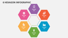6 Hexagon Infographic - Free Slide