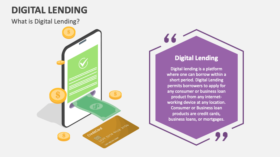 Digital Lending PowerPoint and Google Slides Template PPT Slides