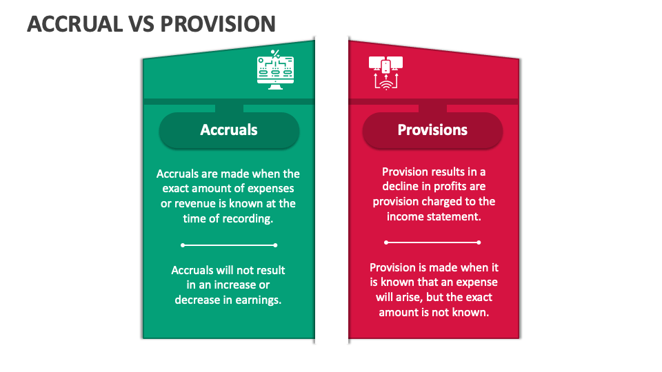 Accrual Vs Provision PowerPoint Presentation Slides - PPT Template