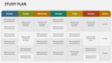 Study Plan PowerPoint Presentation Slides - PPT Template