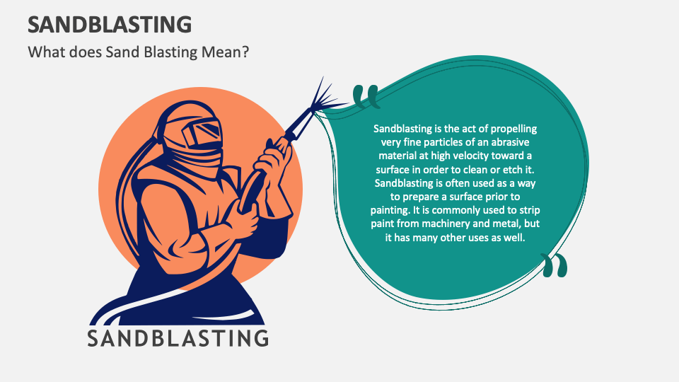 Sandblasting PowerPoint and Google Slides Template PPT Slides