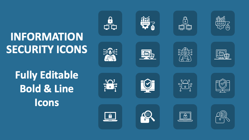 Information Security Icons for PowerPoint and Google Slides - PPT Slides
