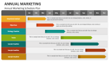 Annual Marketing Schedule Plan - Slide 1
