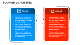 Planned Vs Achieved - Slide 1