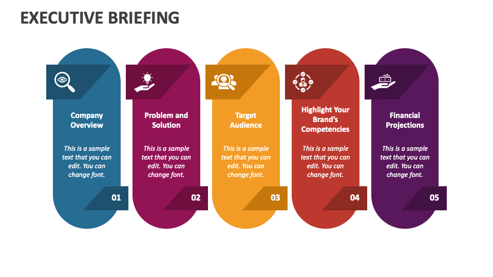 Executive Briefing PowerPoint And Google Slides Template PPT Slides free-briefing-note-templates-editable-and-printable