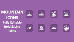 Mountain Icons - Slide 1