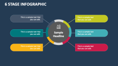 6 Stage Infographic - Slide