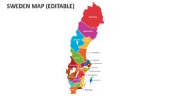 Sweden Map (Editable) - Slide 1