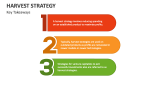 Harvest Strategy Key Takeaways - Slide 3