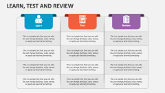 Learn, Test and Review - Slide 1