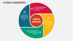 4 Circle Segments - Free Slide