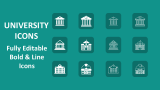 University Icons - Slide 1