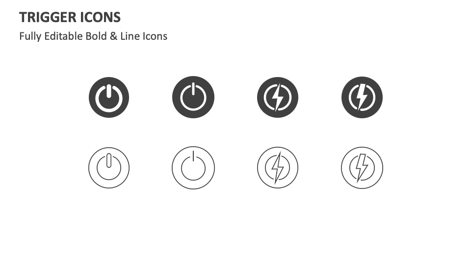 Trigger Icons for PowerPoint and Google Slides - PPT Slides