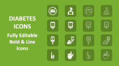 Diabetes Icons - Slide 1