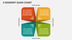 4 Segment Quad Chart - Slide