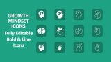 Growth Mindset Icons - Slide 1