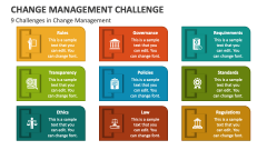 9 Challenges in Change Management - Slide 1