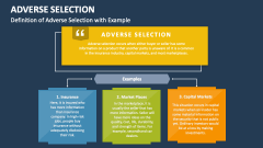 Definition of Adverse Selection with Example - Slide 1