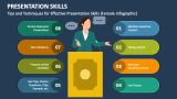 Tips and Techniques for Effective Presentation Skills (Female Infographic) - Slide 2
