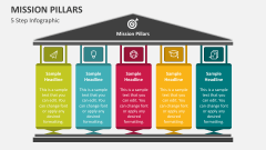Mission Pillars - 3 Step Infographic - Slide 1