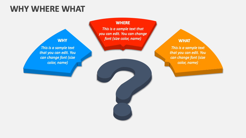 Why Where What PowerPoint and Google Slides Template - PPT Slides