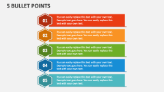 5 Bullet Points - Free Slide