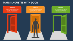 Man Silhouette with Door - Slide 1