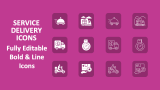 Service Delivery Icons - Slide 1