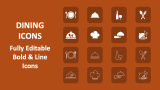 Dining Icons - Slide 1