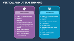 Vertical and Lateral Thinking - Slide 1