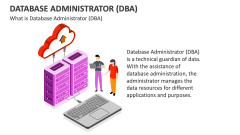 What is Database Administrator (DBA) - Slide 1