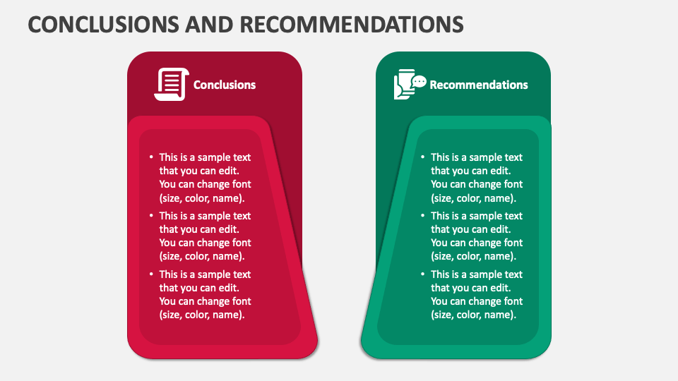 summary conclusion and recommendation in research ppt