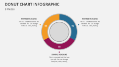 3 Pieces Donut Chart Infographic - Slide 1
