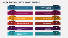 How to Deal with Toxic People - Slide 1