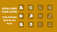 Goals and Plan Icons - Slide 1