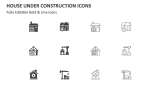 House Under Construction Icons - Slide 2