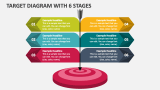 Target Diagram with 6 Stages - Free Slide