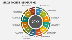 Circle Month Infographic - Slide 1