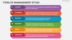 Types of Management Styles - Slide 1