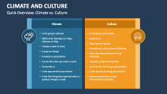 Quick Overview: Climate vs. Culture - Slide 1
